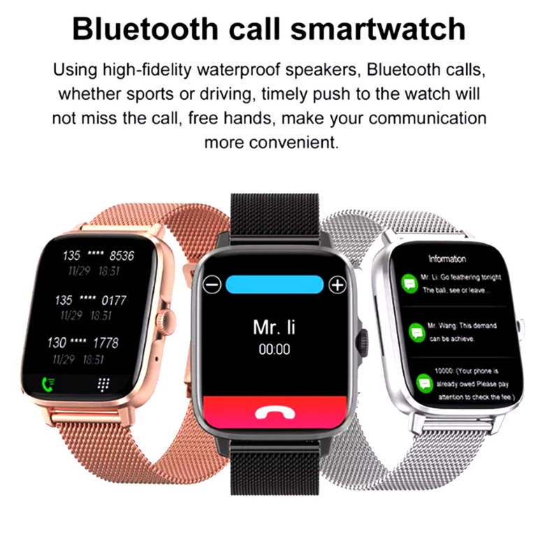 Foto 5 pulgar | Reloj Smartwatch Rosa con Bluetooth-Venta Internacional