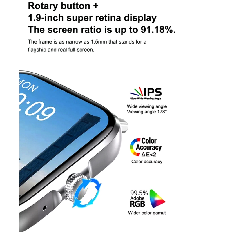 Foto 6 pulgar | Reloj Smartwatch Rosa con Bluetooth-Venta Internacional