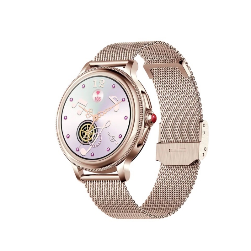 Foto 1 | Reloj Smartwatch Rosa con Bluetooth-Venta Internacional