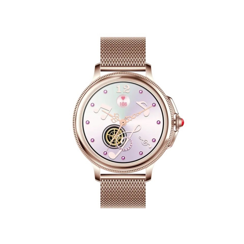 Foto 3 | Reloj Smartwatch Rosa con Bluetooth-Venta Internacional