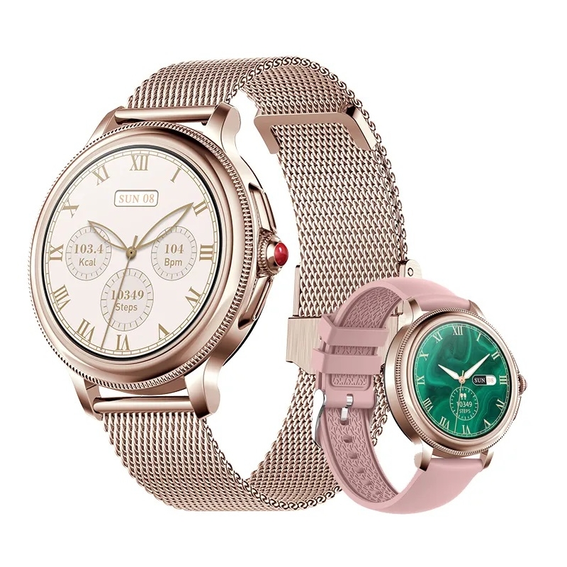 Foto 6 pulgar | Reloj Smartwatch Rosa con Bluetooth-Venta Internacional