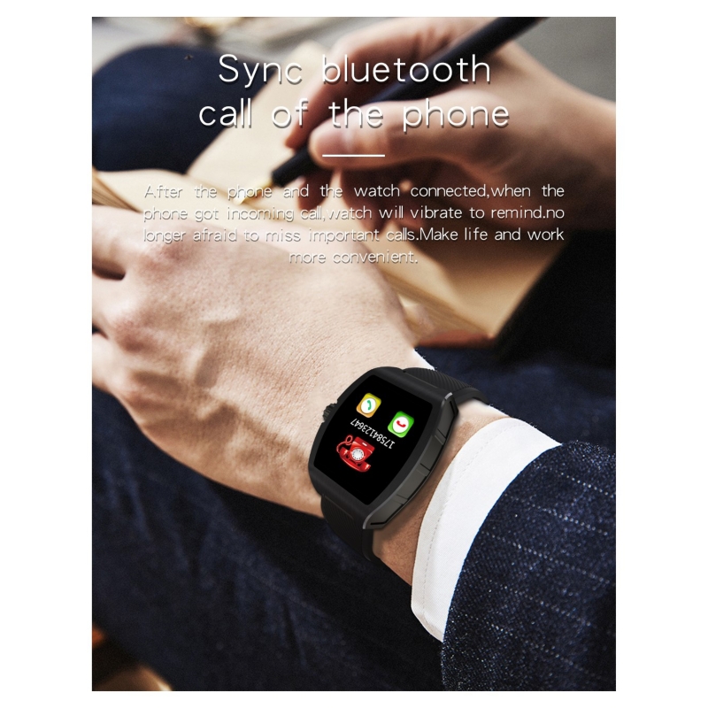 Foto 5 pulgar | Reloj Inteligente Smartwatch C1 Bluetooth Rastreador De Actividad Física Negro - Venta Internacional