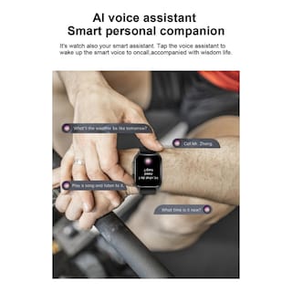 Foto 6 | Funciones Corporales Deportivas Del Smartwatch N80 Llamadas Silver Ip67 - Venta Internacional