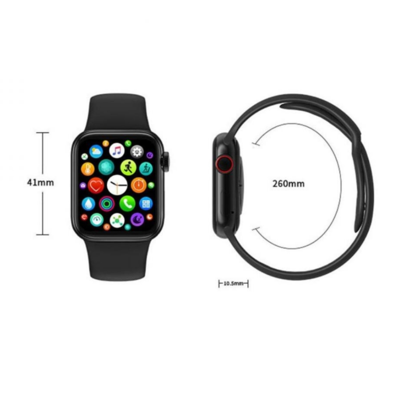 Foto 5 pulgar | Reloj Smartwatch Negro con Bluetooth-Venta Internacional