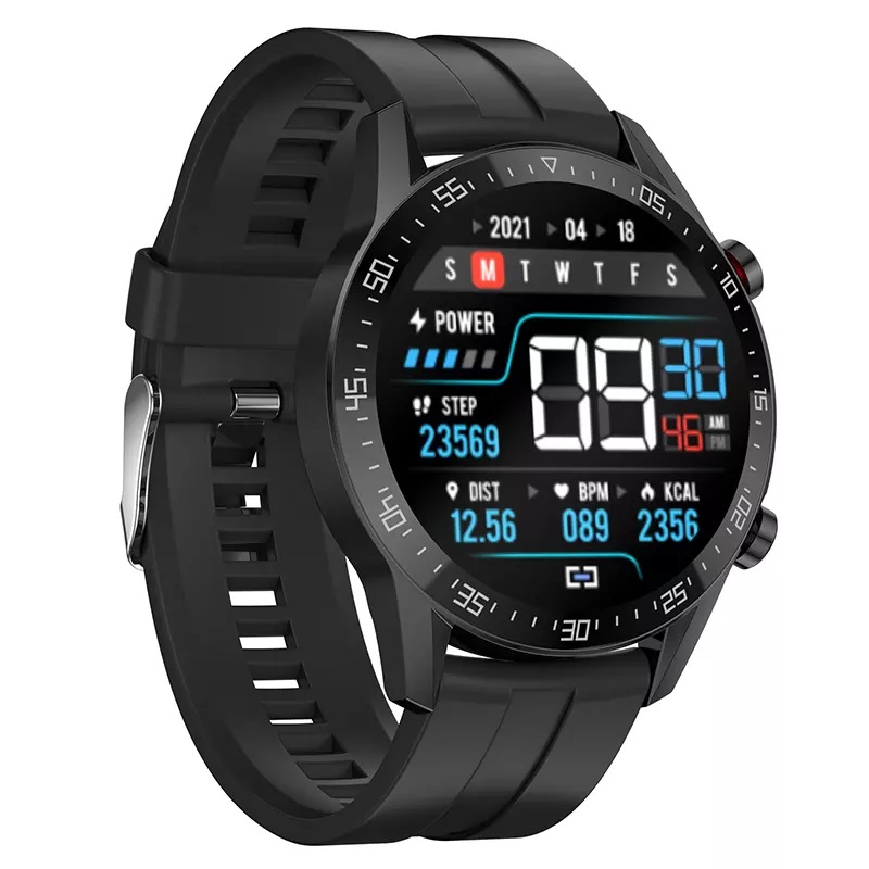 Foto 2 pulgar | Reloj Smartwatch Negro con Bluetooth-Venta Internacional