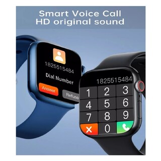 Foto 5 | Reloj Smartwatch Azul con Bluetooth-Venta Internacional