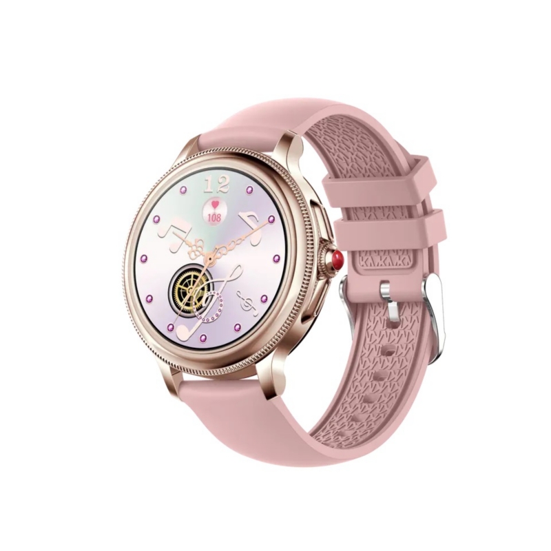 Foto 4 pulgar | Reloj Smartwatch Oro Rosado con Bluetooth-Venta Internacional