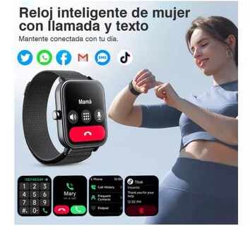 Foto 2 | Smartwatch Reloj Inteligente Wünd W19 Llamadas Alexa