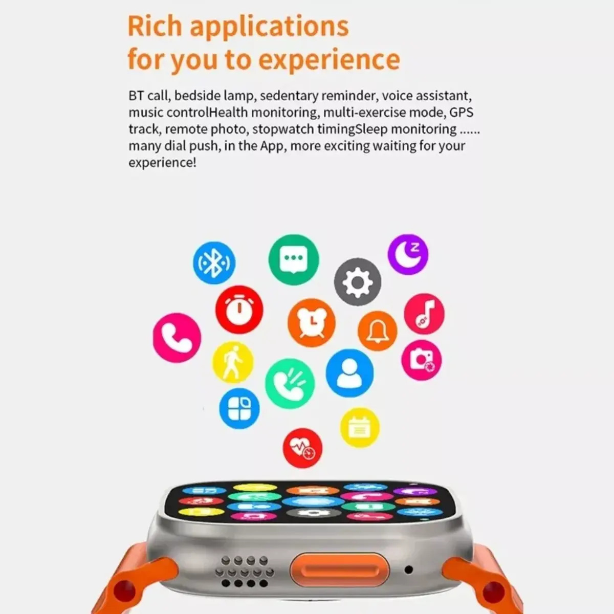 Foto 5 pulgar | Smartwatch X90 Ultra 2 By Ns Tech Naranja