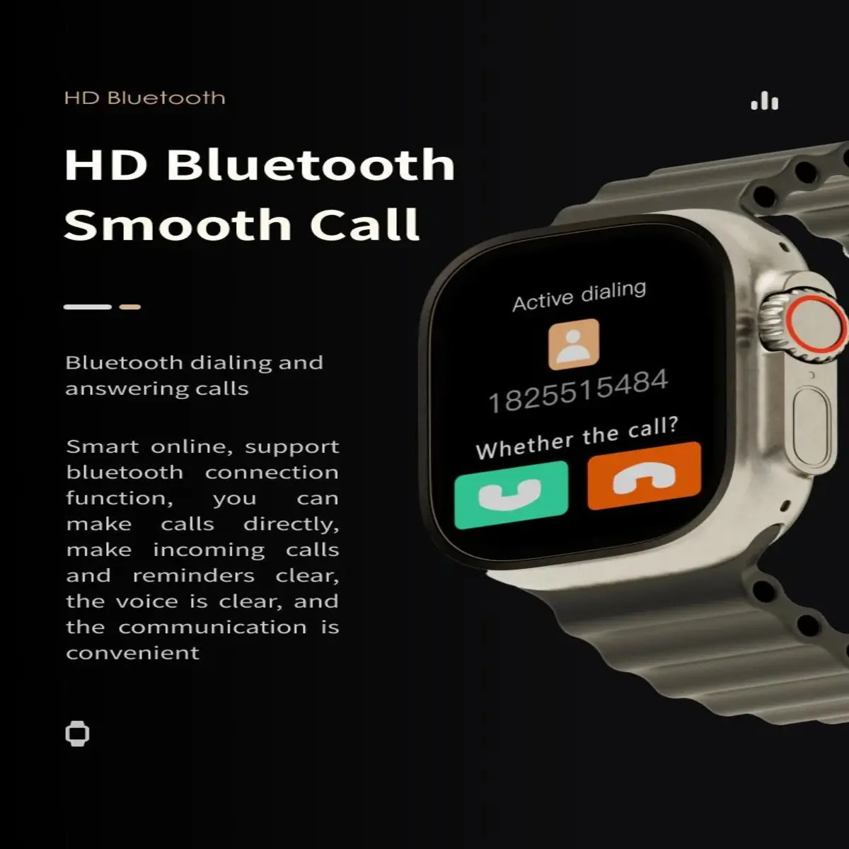 Foto 4 | Smartwatch T500 Ultra By Ns Tech Naranja