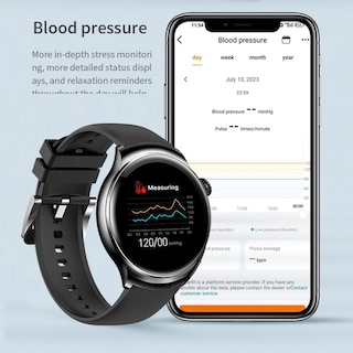 Foto 5 | Smartwatch Ns Tech Z93 Pro Anaranjado