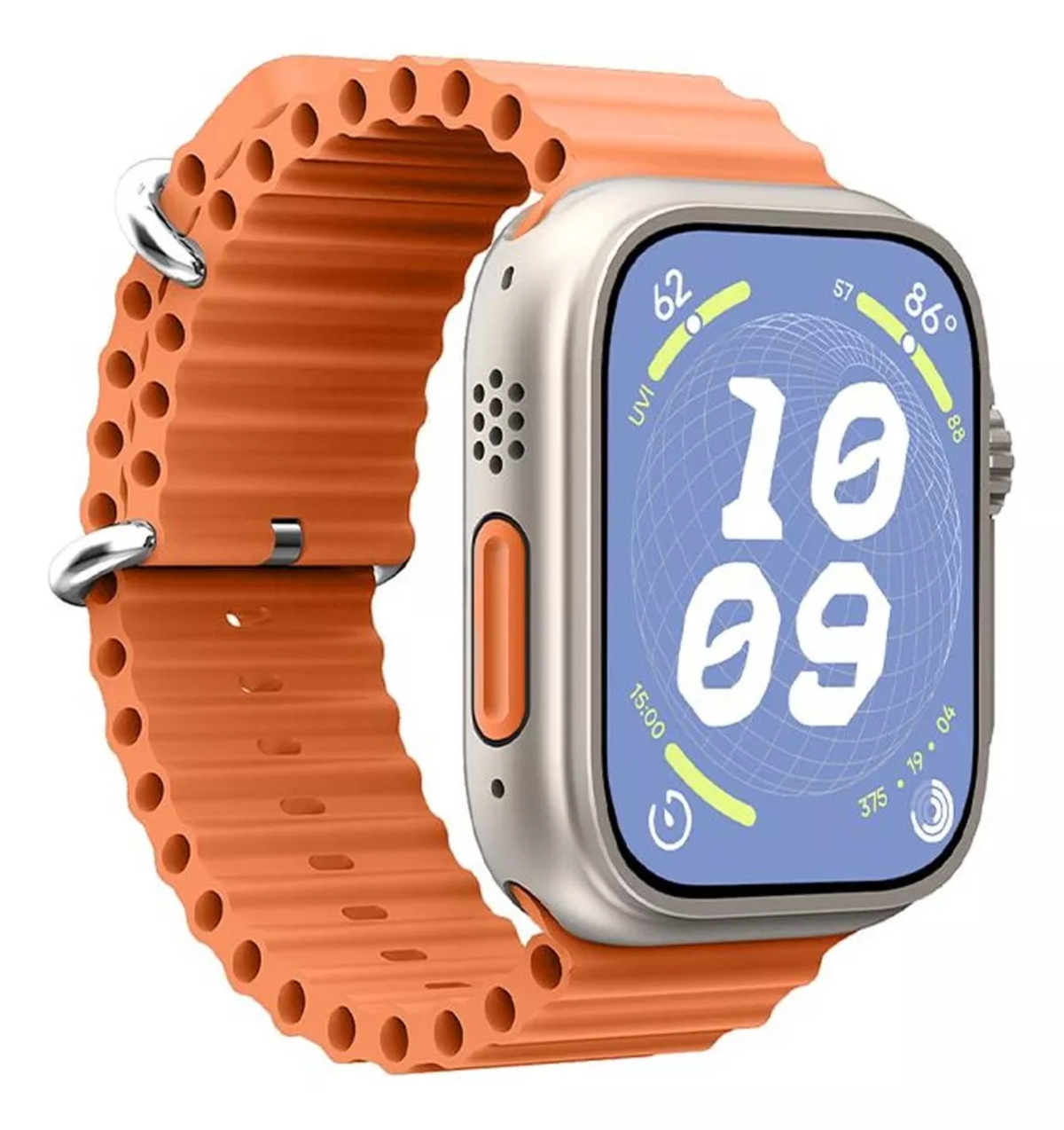 Foto 3 pulgar | Reloj Smartwatch Fralugio Naranja GS Ultra Android 8.1 Wifi Gps 8gb