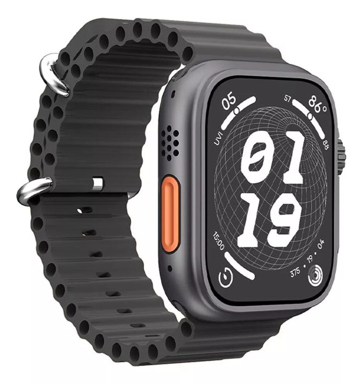 Reloj Smartwatch Gs Ultra Android 8.1 Wifi Gps 8gb  Negro Fralugio $1,429