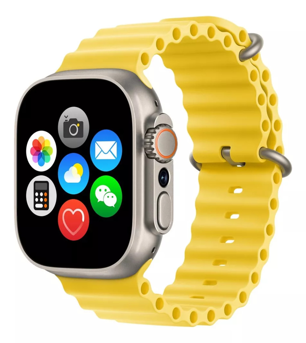 Foto 2 pulgar | Reloj Android Watch Fralugio HK Ultra One 2GB RAM 16GB ROM  Amarillo