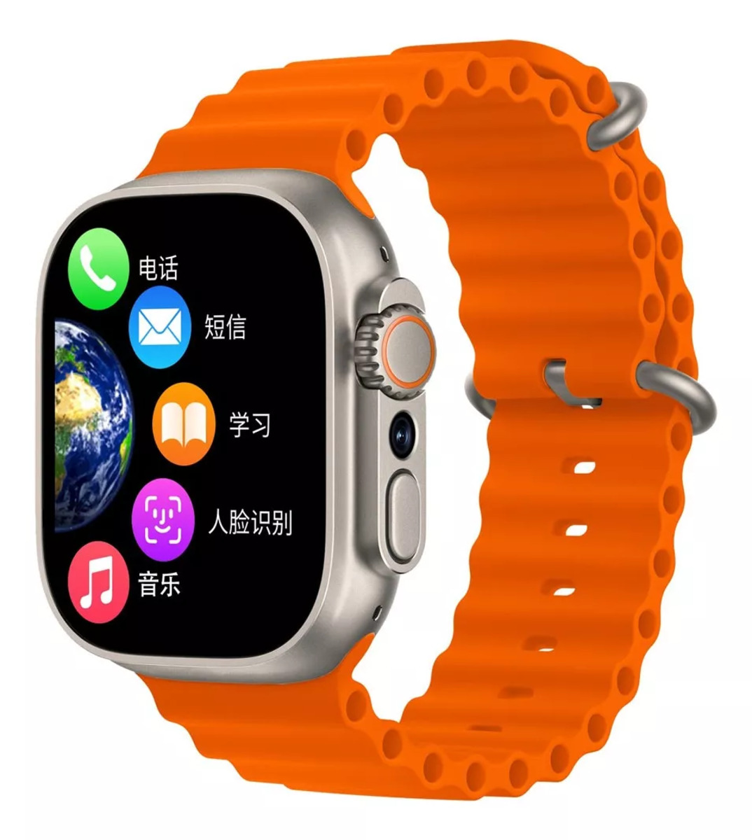 Foto 2 pulgar | Reloj Android Watch Fralugio HK Ultra One 2GB RAM 16GB ROM   Naranja