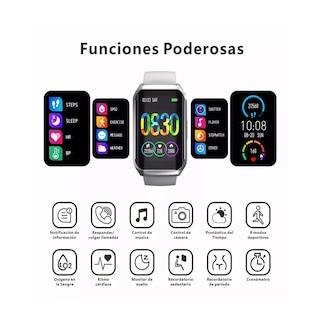 Foto 2 | Reloj Inteligente Deportivo Belug H77 Bluetooth 1.57'' Bisel Gris
