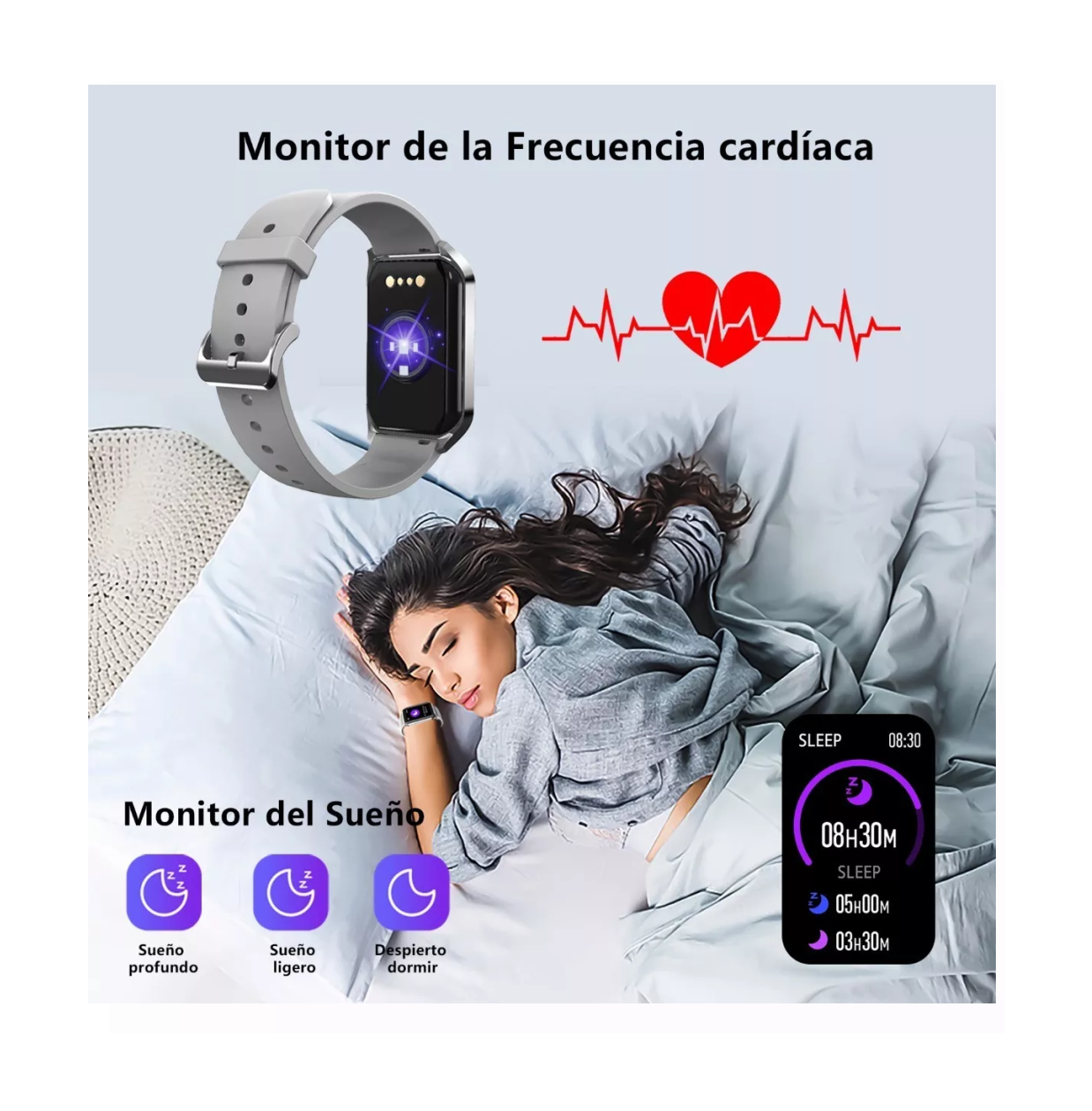 Foto 4 pulgar | Reloj Inteligente Deportivo Belug H77 Bluetooth 1.57'' Bisel Gris