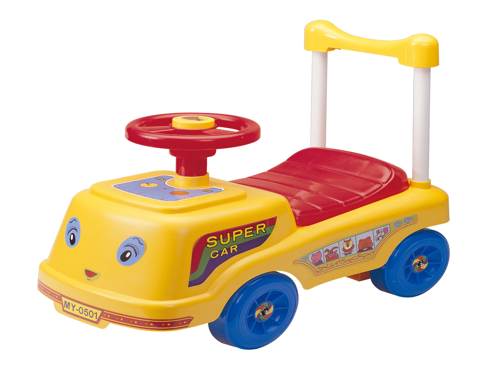 Carrito Montable Walking Amarillo Mytoy 5501