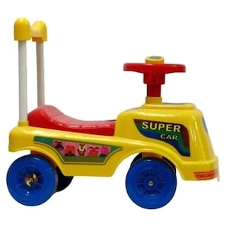 Foto 2 | Carrito Montable Mytek Súper Car Amarillo
