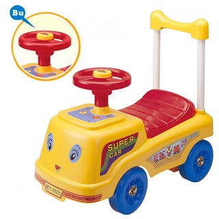 Foto 3 | Carrito Montable Mytek Súper Car Amarillo
