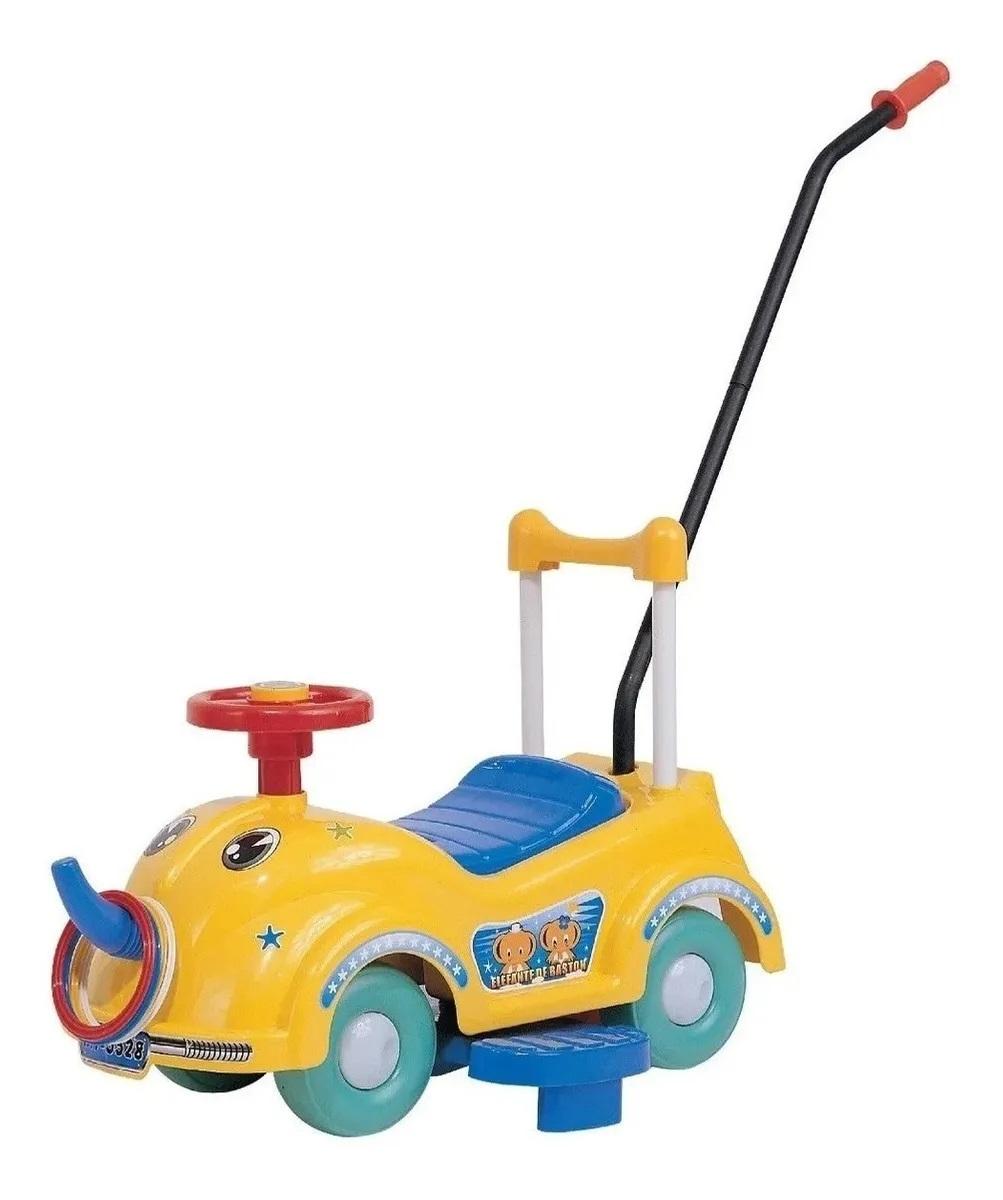 Carro Montable Mytek 5528Y Elefante color Amarillo