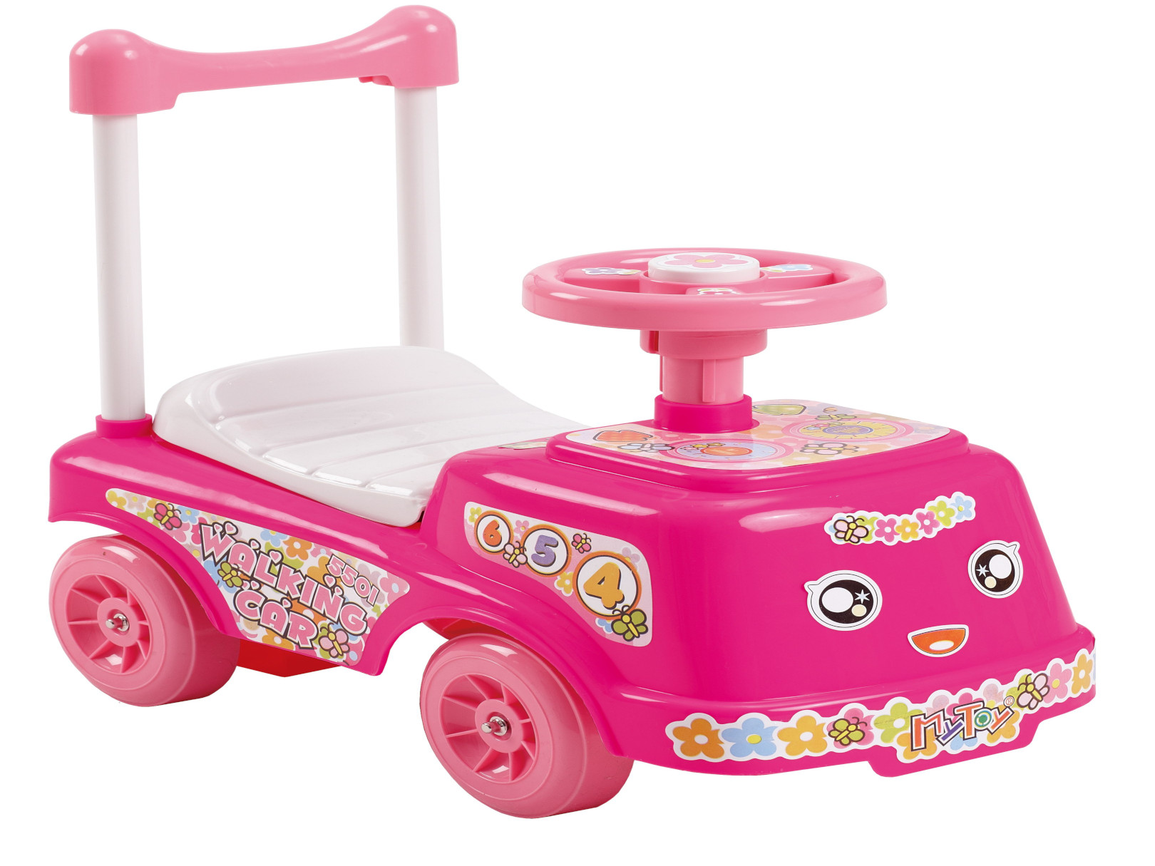 Foto 2 pulgar | Carrito Montable Walking Rosa Mytoy 5501