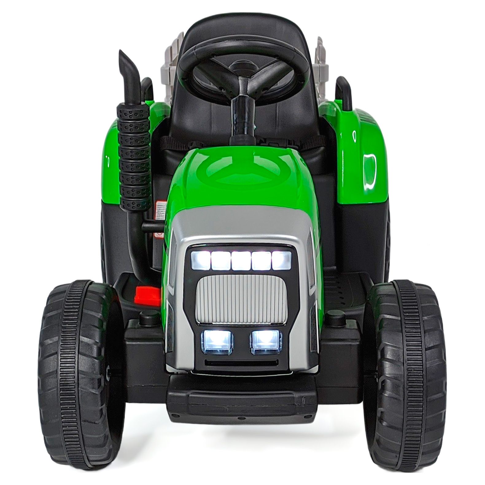 Foto 3 pulgar | Tractor Montable Eléctrico Little Monkey 12V Remolque 8km color Verde