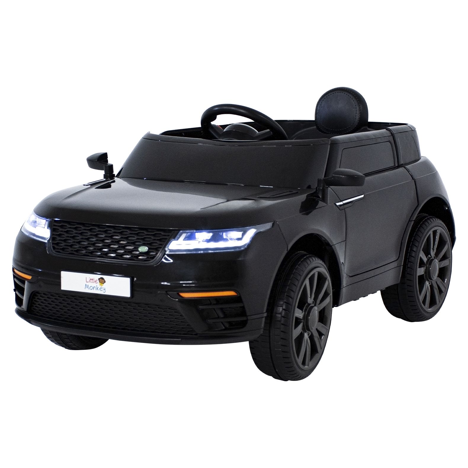 Carro Montable Camioneta Negra Eléctrica 12v Little Monkey