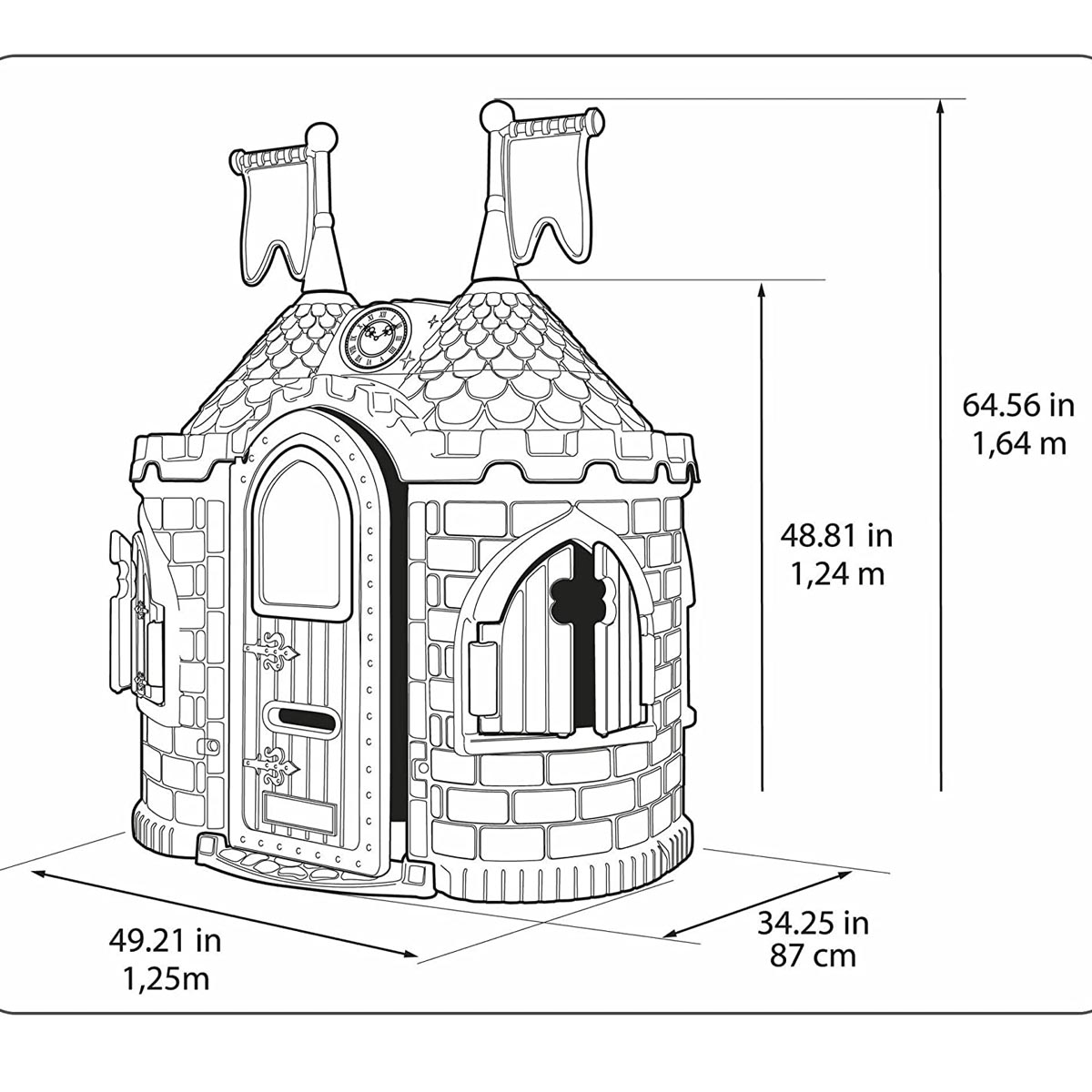 Foto 4 pulgar | Castillo Infantil Feber Medieval