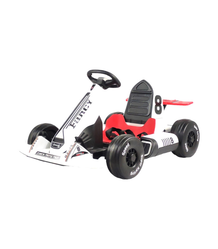 Foto 2 pulgar | Go Kart Montable Electrico Control Remoto Blanco 8 Km/h 12v7 Blanco