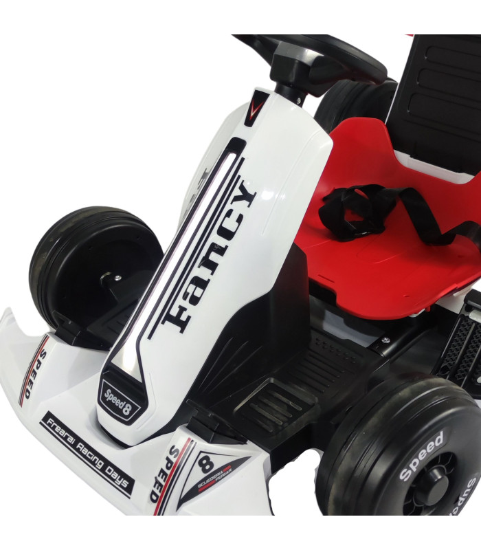 Foto 7 pulgar | Go Kart Montable Electrico Control Remoto Blanco 8 Km/h 12v7 Blanco