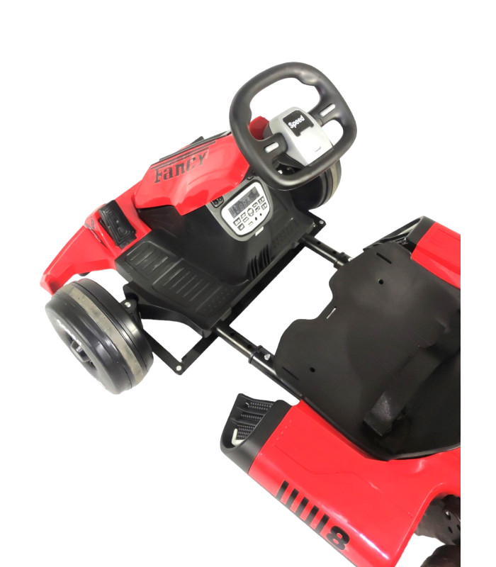 Foto 9 pulgar | Go Kart Montable Electrico Control Remoto Rojo 8 Km/h 12v7 Rojo