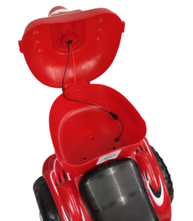 Foto 8 | Motocicleta Montable Eléctrica Tek Sonido Luz Led 6v color Rojo