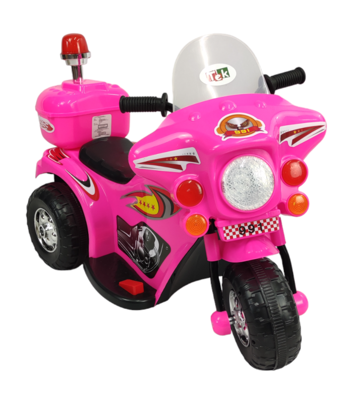 Foto 2 pulgar | Motocicleta Montable Eléctrica Tek Sonido Luz Led 6v color Rosa