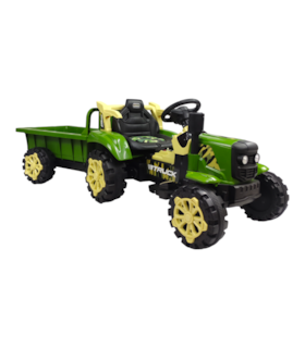 Foto 7 | Tractor Montable Electrico Con Remolque Control Remoto Verde