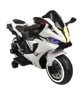 Foto 1 | Motocicleta Infantil Eléctrica 628-TEK-Blanco Tres Ruedas Luz Led 12v