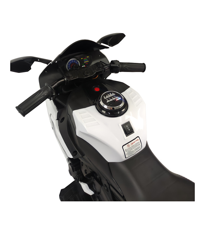 Foto 7 pulgar | Motocicleta Infantil Eléctrica 628-TEK-Blanco Tres Ruedas Luz Led 12v