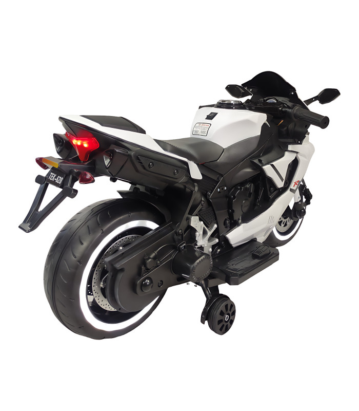 Foto 8 pulgar | Motocicleta Infantil Eléctrica 628-TEK-Blanco Tres Ruedas Luz Led 12v