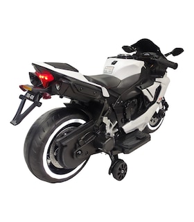 Foto 7 | Motocicleta Infantil Eléctrica 628-TEK-Blanco Tres Ruedas Luz Led 12v