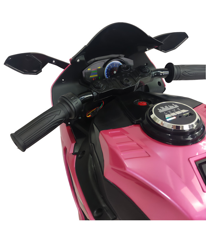 Foto 7 pulgar | Motocicleta Montable Eléctrica Tres Ruedas Luz Led 12v