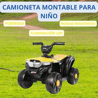 Foto 2 | Mini Cuatrimoto Montable Electrica Yei Yei-Minicua01YL Amarilla
