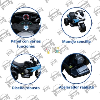 Foto 4 | Montable Eléctrico Yi color Azul