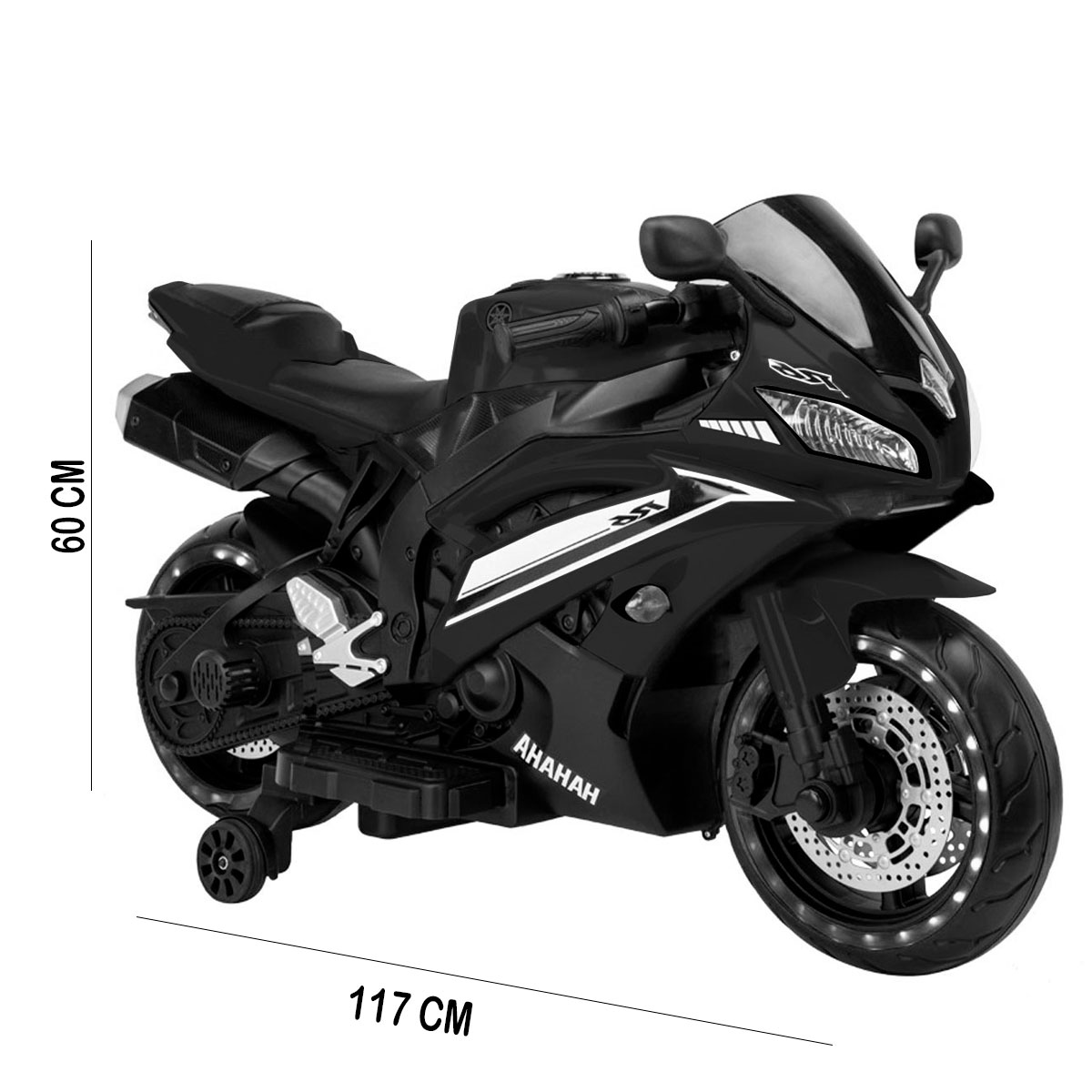 Foto 6 pulgar | Montable Electrico Moto Baybee 12 V Negro