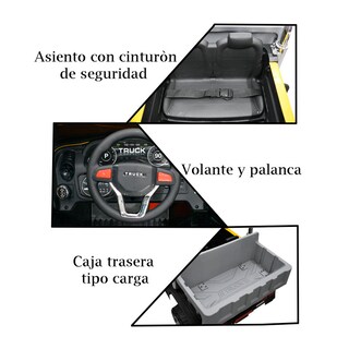 Foto 5 | Montable Eléctrico Genérico Amarillo Infantil