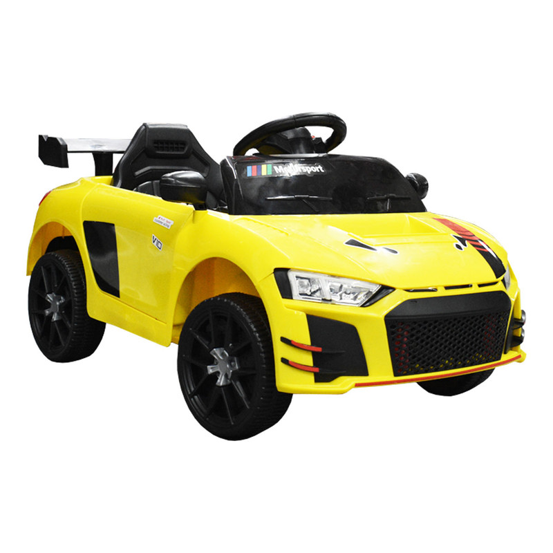Vehículo Montable Eléctrico Running 6v Mt915a Amarillo para Niños