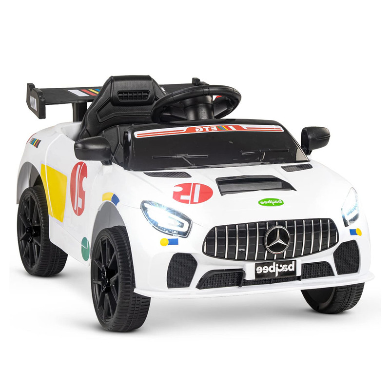 Vehiculo Montable Electrico Para Niños Twister 6v Mt919a Blanco