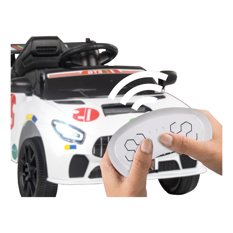 Foto 5 pulgar | Vehiculo Montable Electrico Para Niños Twister 6v Mt919a Blanco