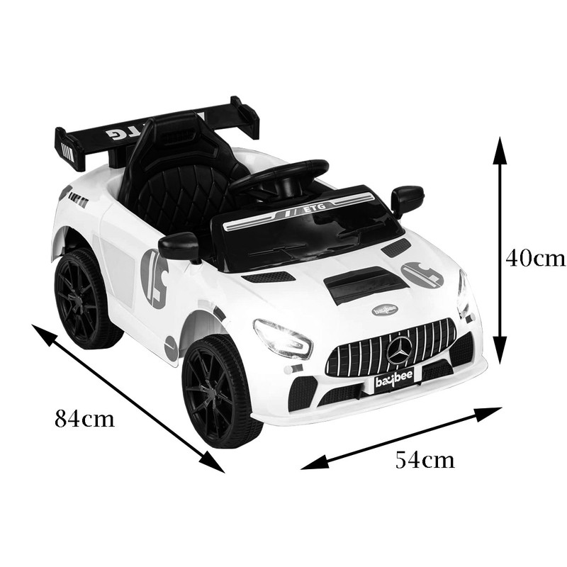 Foto 7 pulgar | Vehiculo Montable Electrico Para Niños Twister 6v Mt919a Blanco
