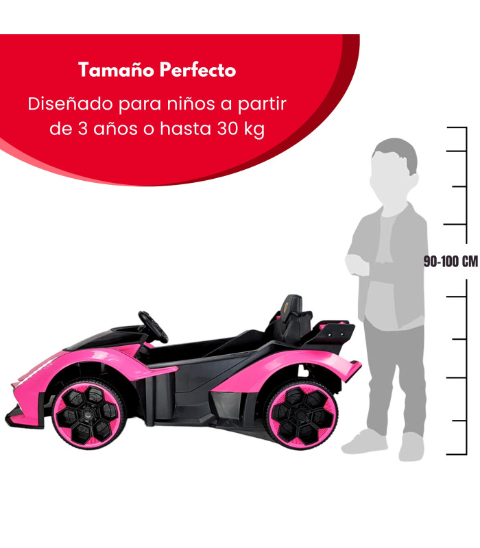 Foto 2 | Montable Infantil con Control Remoto Sonido y luz Rosa