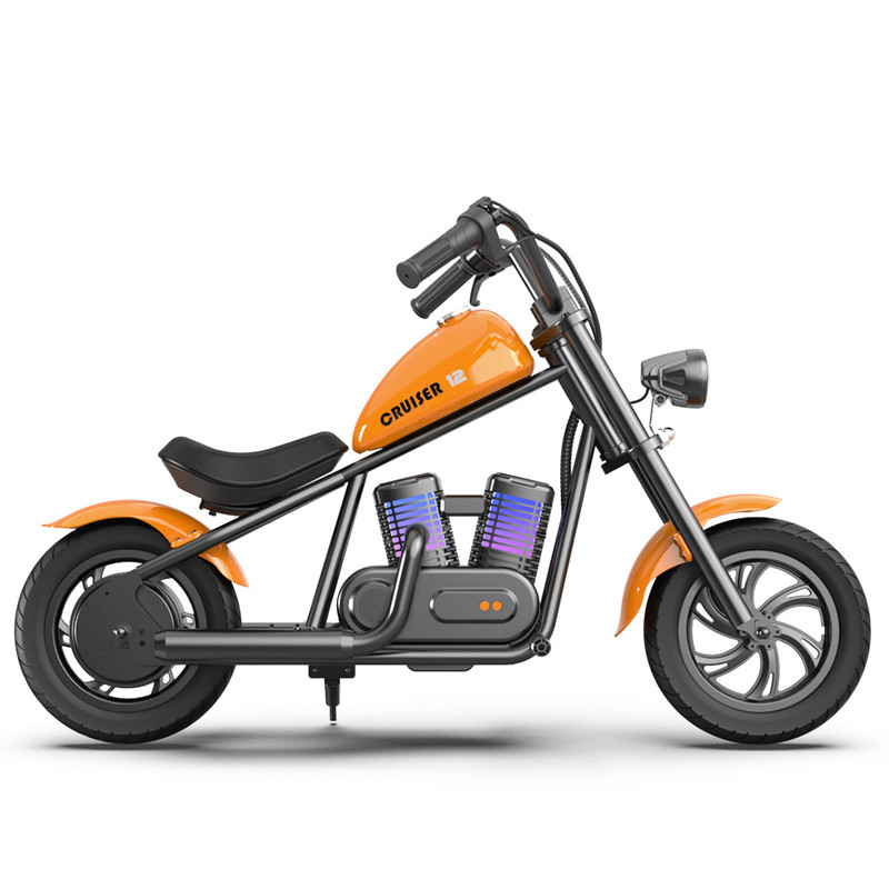 Moto Electrica Infantil Hyper Gogo Cruiser 12 Plus Naranja